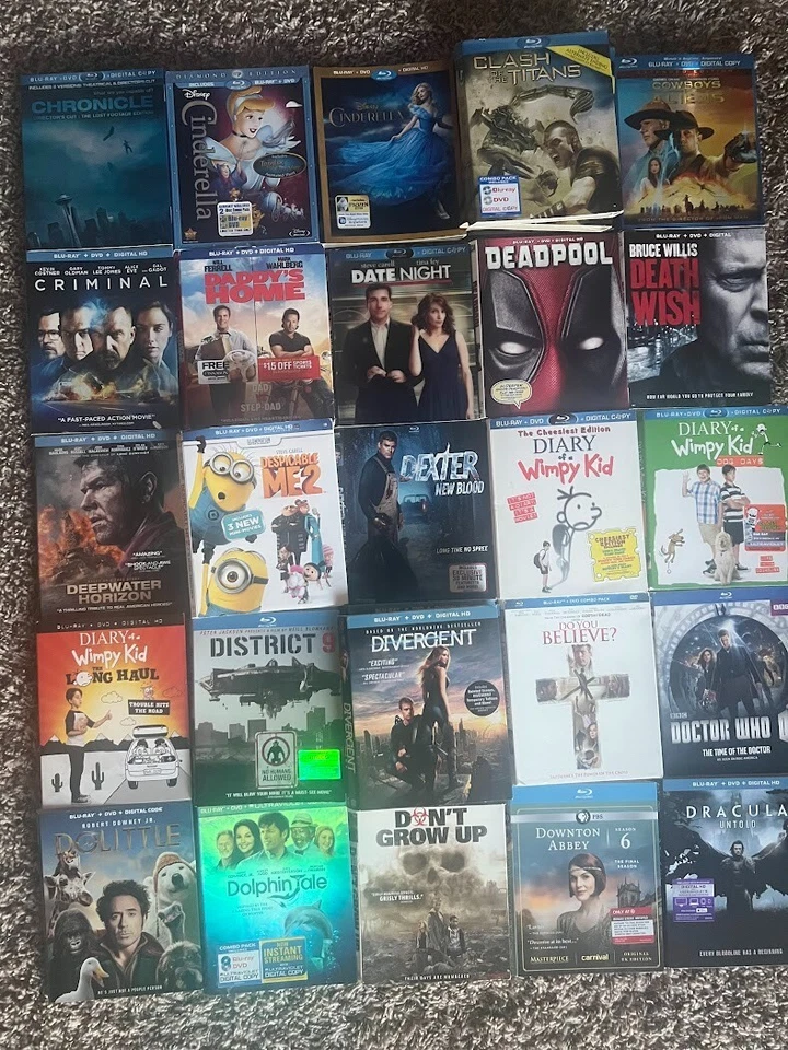 Blu-ray Slipcovers Only - NO MOVIES/ DISCS/ Free Shipping Covered! $3.50 Each! - Image 3 of 4