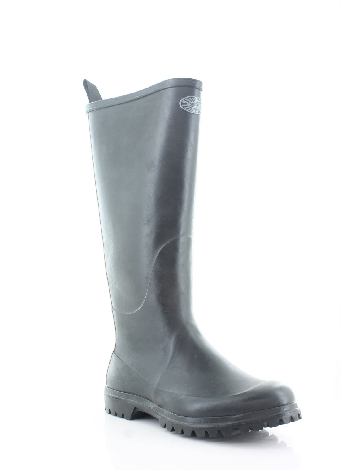 Superga 799 Rubber Boots Lettering Women's Rain Boots Black : EU 41 (US Women's 9.5)