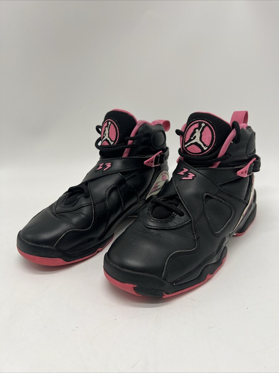 NIKE AIR JORDAN RETRO (GS) BLACK-PINKSICLE SZ SZ
