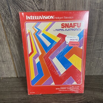Sealed 1981 Intellivision Snafu 3758 Mattel Game Free Ship