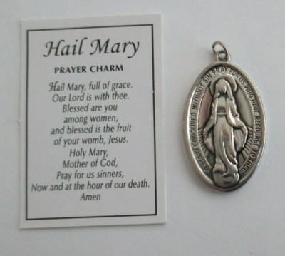 Y2 Pray Hail Mary PRAYER CHARM Ganz pray for sinners