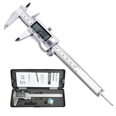 Digital Caliper, Caliper Measuring Tool with Stainless Steel, Electronic Micr...