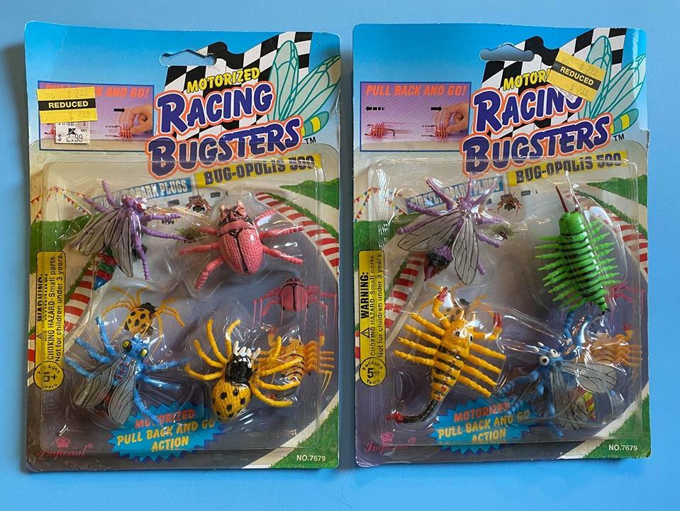 Insect Racing Bug 1995 MOTORIZED RACING BUGSTERS Bug INSECTS Spider Centipede Beetle ...