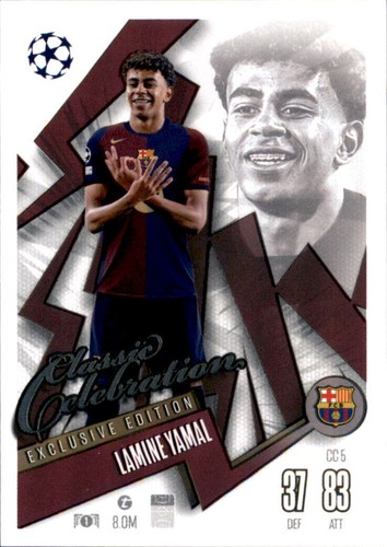 Champions League 2024/25 Trading Cards Set alle 5 Classic Celebration Karten - Afbeelding 7 van 7