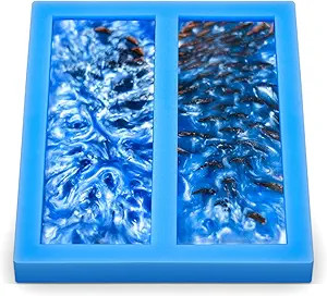 Double Cavity Silicone Knife Mold for Resin Casting, 0.4x2x6''