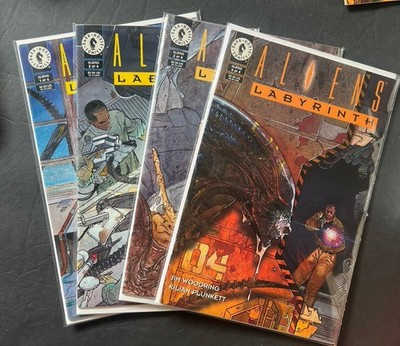 ALIENS:LABYRINTH #1 4 (1993) COMPLETE SERIES Dark Horse Comics HIGH GRADE UNREAD