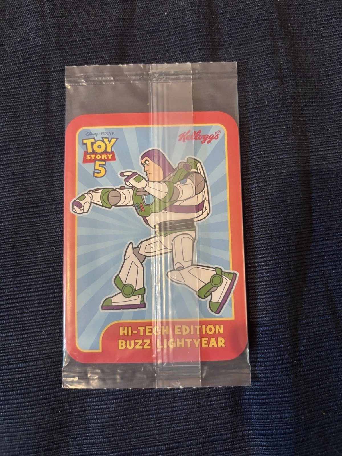 Kellogg Disney Pixar Toy Story 5 Cards Hi-Tech Edition Buzz Lightyear & Lily pad