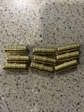 9 PCS 1/2" Pex Straight Coupling Brass Crimp Fitting, Lead Free-NSF