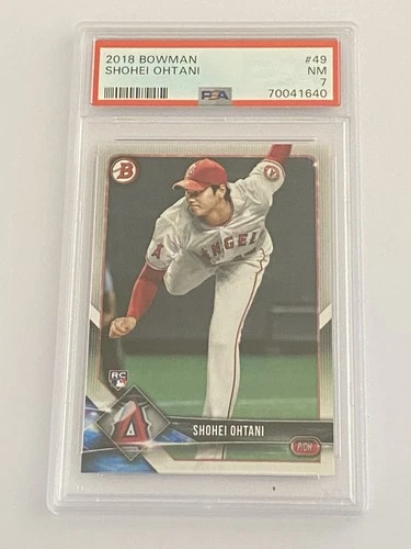 2018 Bowman Shohei Ohtani #49 PSA 7 RC