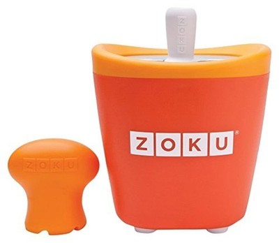 Zoku Single Quick Pop Maker, cast-aluminum, Orange