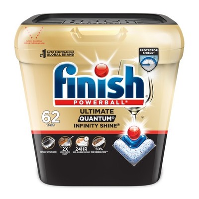 Finish Ultimate Quantum Infinity Shine Dishwasher Pods, New & Improved Formul...