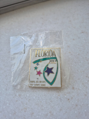 US Olympic Bid City Tampa Florida 2012 Lapel Tie Pin Pinback 