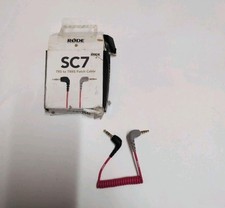 Genuine Rode SC7 Coiled Patch Aux Cable 3.5mm Connectivity TRS to TRRS