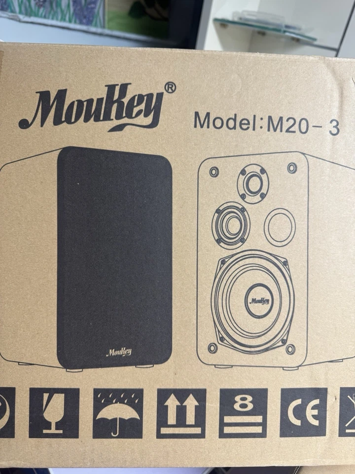 Moukey  Passive Bookshelf Mountable, Black, Ma20-3 - Image 3 of 4