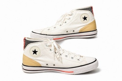 Converse Chuck Taylor All Star CX Street Mid White Gold Men 10 Sneakers Grunge