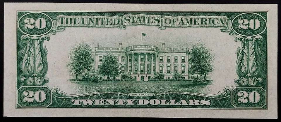 1929 $20 National Currency, FRB Minneapolis! Almost uncirculated! Fr# 1870 I. - Image 4 of 4