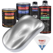 Restoration Shop - Irid Silver Metallic Urethane Basecoat with Clearcoat Auto Pa