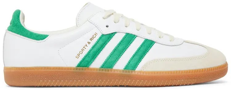 adidas Sporty & Rich x Samba OG White Green for Sale