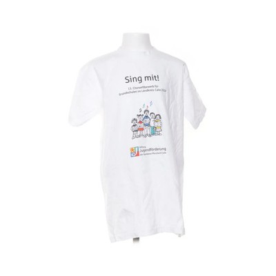 B&C, T-shirt, Größe: 152/164, B&C EXACT 190 /KIDS, Weiß, Baumwolle, Print #zGw