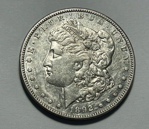 1892 S MORGAN DOLLAR XF-AU DETAILS