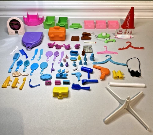 Vintage 1970's-80's Barbie Beauty Vanity Lot Beauty Secrets, Dream House, & More