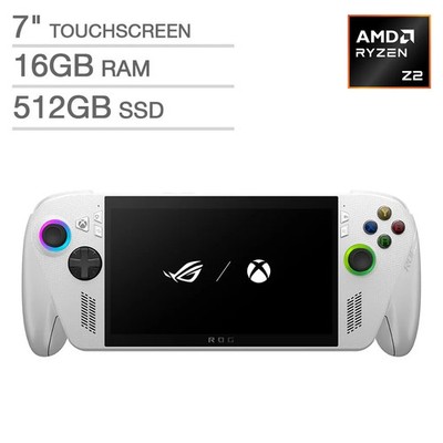 ASUS ROG XBOX Ally 7'' 120Hz Touchscreen Ryzen Z2 A 16GB RAM 512GB SSD