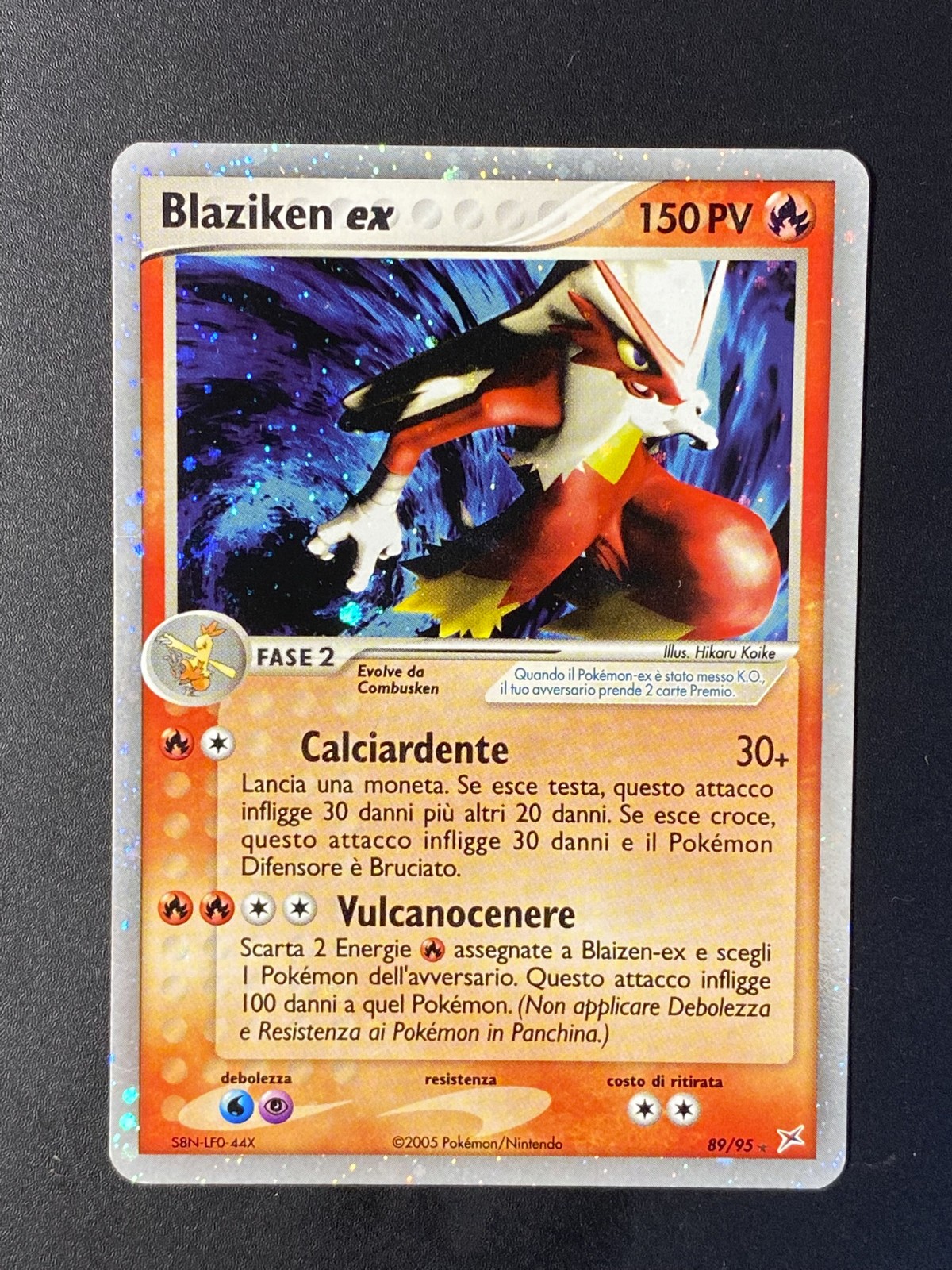 Blaziken EX 89/95 EX Team Magma vs Team Aqua NM ITA