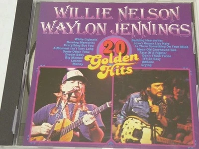 WILLIE NELSON / WAYLON JENNINGS 20 golden hits NL NM/VG+ (CD Album, Country) - Bild 1 von 4
