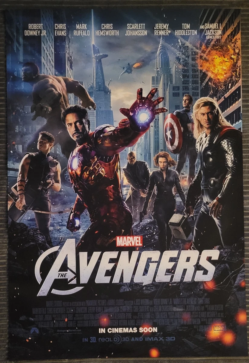 Avengers Movie Poster In Movie Memorabilia Original Us Posters