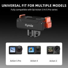 Magnetic Quick Release Base for DJI Action 4/5 Pro 1/4" Thread Expansion Adapter