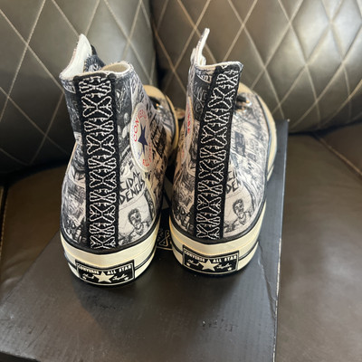 Size 7 - Suicidal Tendencies x Converse Chuck 70 High White Black
