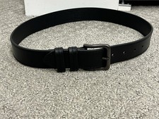 Wrangler Genuine Smooth Leather Men's Belt Black Size 32/80 Career Casual