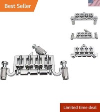 Professional 3 Point Bass Bridge Tailpiece - Zinc Alloy, Enhanced Sound Quality