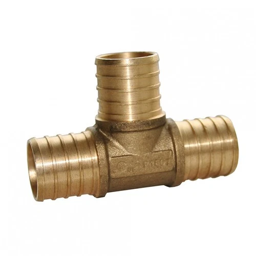 JONES STEPHENS C76016LF Equal Tee 1/2" Low Lead Brass PEX Connection - Picture 1 of 6