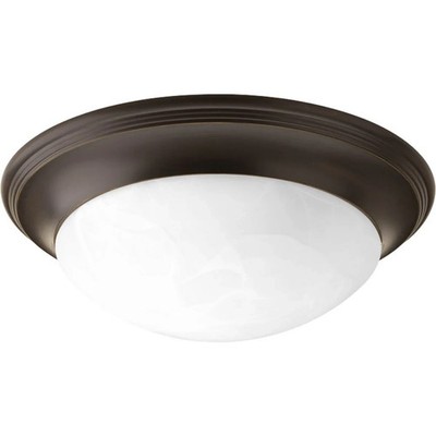 Progress Lighing -  Two-Light Alabaster Glass 14'' Close-to-Ceiling - P3689-20