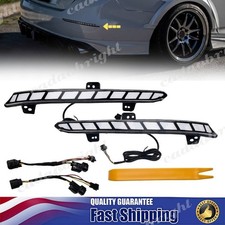 Clear Led Rear Bumper Reflector Lights For 10th Gen Honda Accord 2018-2022 Lamps