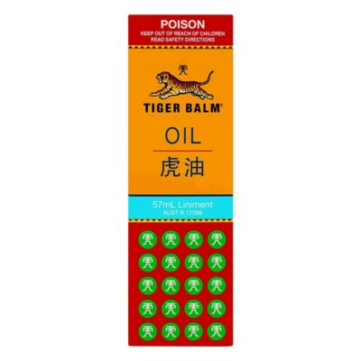 Tiger Balm Oil 57mL Liniment Muscle Joints Pains Arthritis