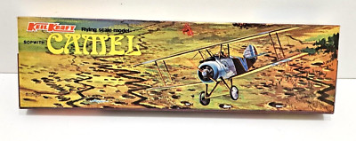 1/20 Keil Kraft Sopwith Camel Balsa Kit# 01-0038 Missing Box 16'' Wingspan