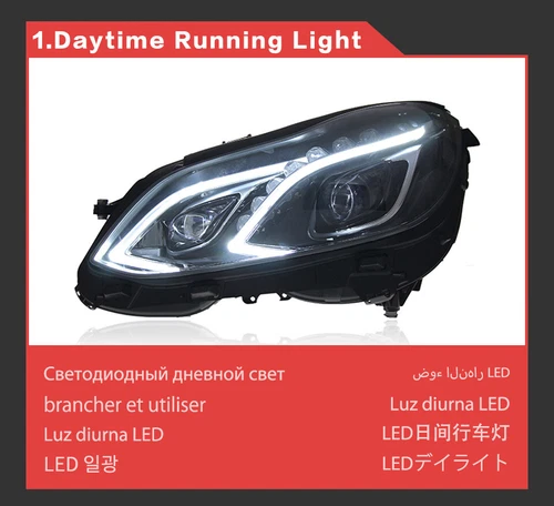 LED Headlights Turn Front Lamp Assembly For Mercedes-Benz E-Class W212 2014-2016 - Picture 14 of 22
