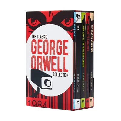 The Classic George Orwell Collection 5 Books Box Set 1984, Animal Farm, Paris PB