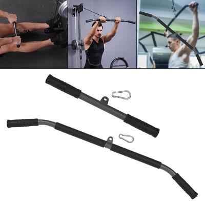 Home Gym Lat Pull Down Bar Pulley Cable Machine Attachments Trizeps Fitness