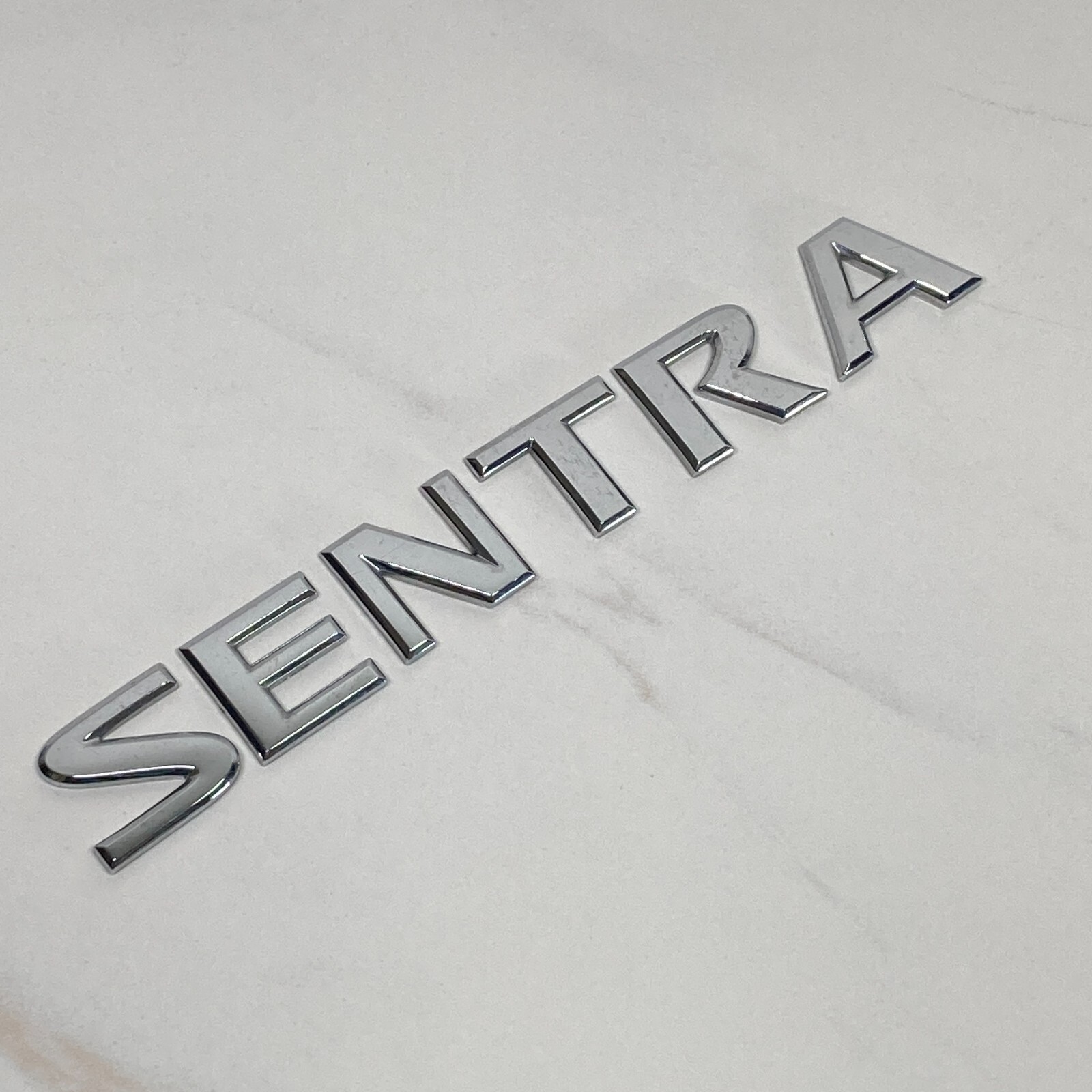 2007-2012 Nissan Sentra SR Emblem Logo Badge Letters Rear Tailgate Trunk Chrome