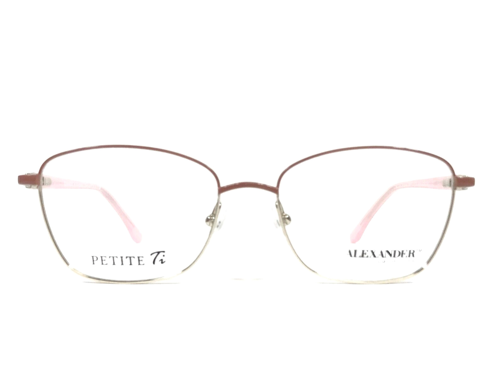 Оправа для очков Alexander Petite KENNEDY BLUSH Титаново-золотая Кошачий глаз 50-16-135