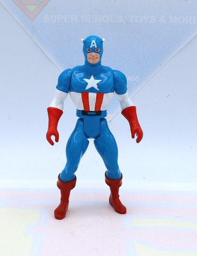 Secret Wars Captain America Mattel Vintage Original Action Figure 1984 ~Bio Card - Picture 2 of 8