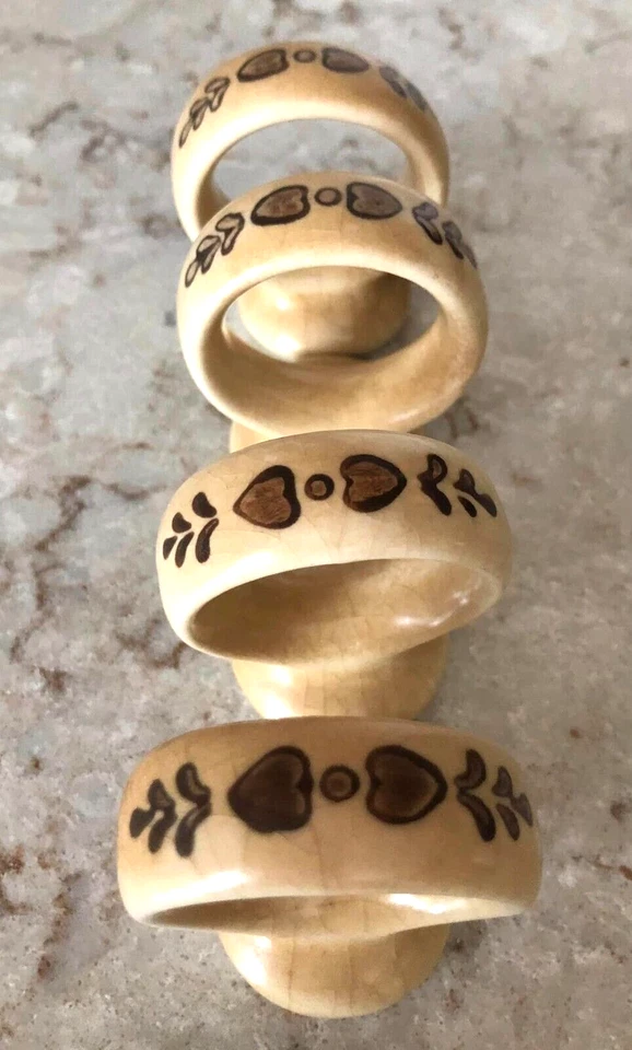 Pfaltzgraff set of 4 Napkins Ring Village (made in U.S.A.) — 第 4/4 张图片