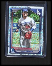 2024 Elias Medina - Bowman Chrome Silver Shimmer #BCP-183 LA Dodgers