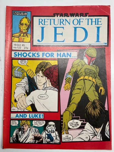 Star Wars Weekly, Vintage Marvel UK Comic Return of the Jedi No.122