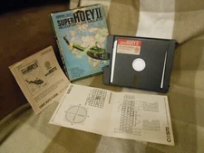Super Huey II Commodore 64/128 Computer Game Helicopter Flight Simulator