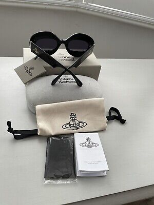 VIVIENNE WESTWOOD Designer Black Vintage Sunglasses - Made VIVIENNE WESTWOOD Designer Black Vintage Sunglasses - Made