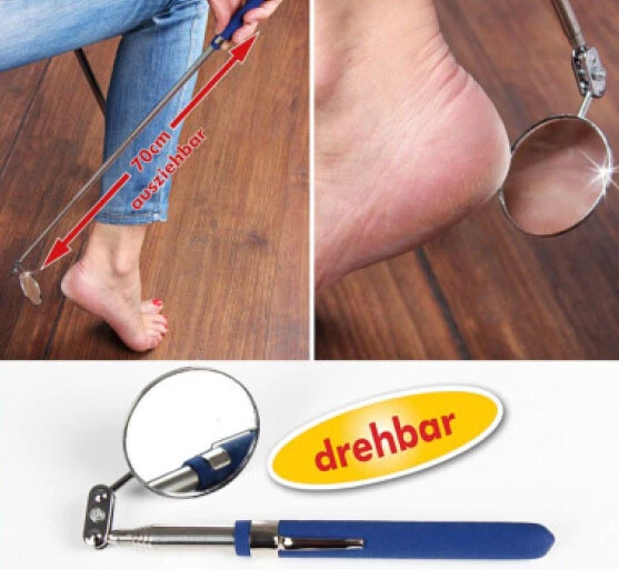 GHZ MATRA AG Teleskopspiegel drehbar und Ausziehbar